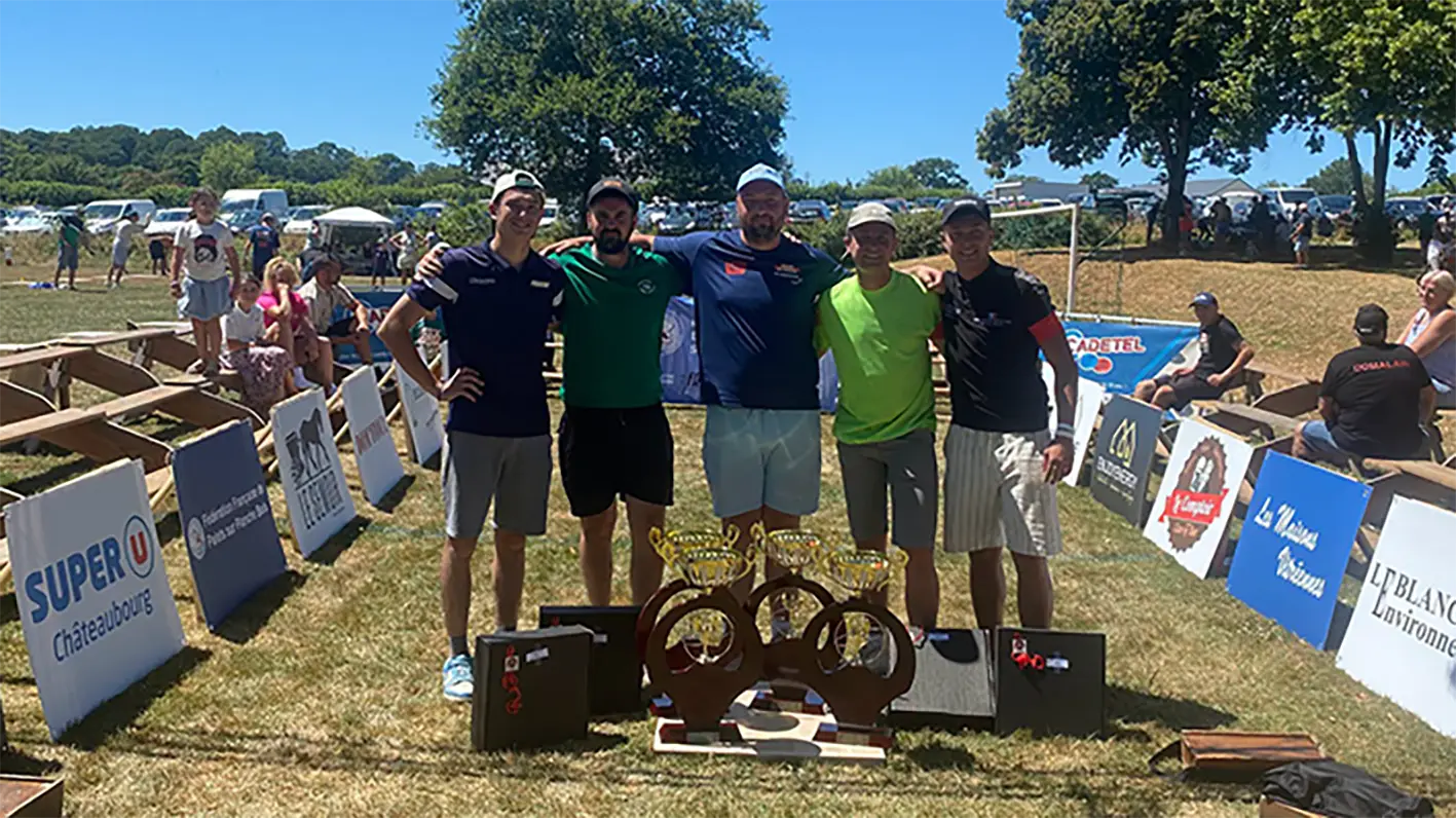 Challenge EMGAV 2026 à Châteaubourg : Romain et Nathan Rehel et Julien Fromont et Nathan Thebault